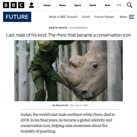 Last Male of his kind: The rhino that became a conservation icon